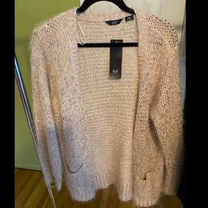 Cream sparkle cardigan size US 14